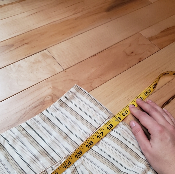 Embroidered striped a-line skirt - Picture 6 of 9